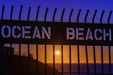 Ocean Beach Gate in San Diego, California