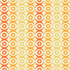Fototapeta premium Abstract retro dotted flat seamless pattern with geometric garla