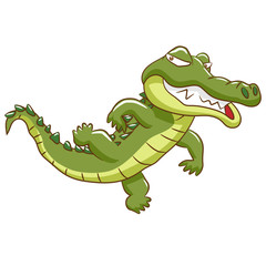 crocodile vector graphic clipart design
