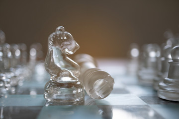 chess pieces on board
