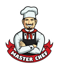 Male Master Chef Logo