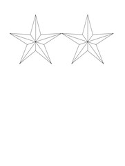 star patterns on white background	