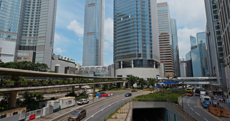 Hong Kong city traffic