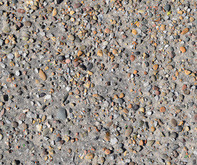 Pellet in old asphalt