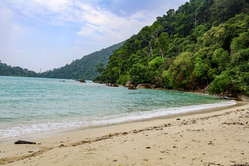 Surin Islands, Phang Nga Province, Thailand. One of attraction tourist in Thailand with blue sea and local life.
