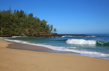 Fototapeta na wymiar Lumahai beach, Kauai, Hawaii