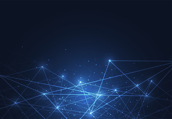 Internet connection, abstract sense of science and technology graphic design. Vector illustration