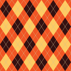 Argyle Fall Seamless Pattern Plaid.