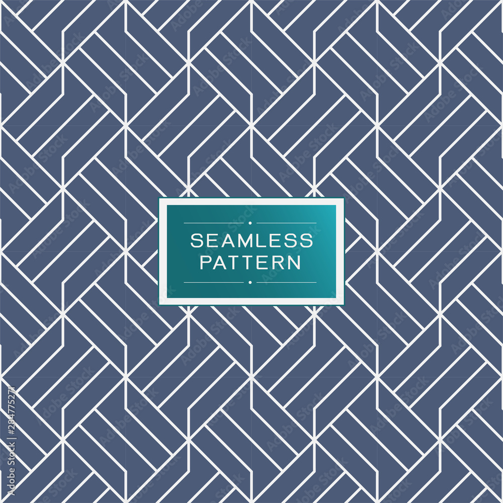 Poster retro seamless pattern with simple line geometric concept. endless pattern on background, vector ill