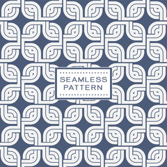 Seamless pattern with abstract shape and simple geometric concept. Endless pattern on background, vector illustration