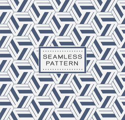 Seamless pattern with abstract shape and simple geometric concept. Endless pattern on background, vector illustration