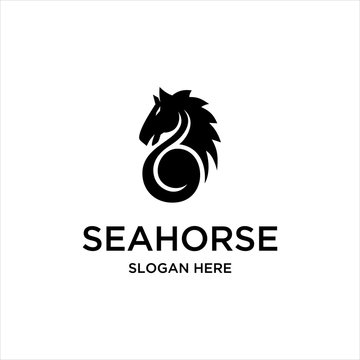 sea horse vintage logo