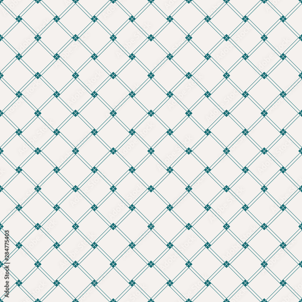 Poster vector seamless pattern and modern stylish texture. repeating geometric grid background with linear 