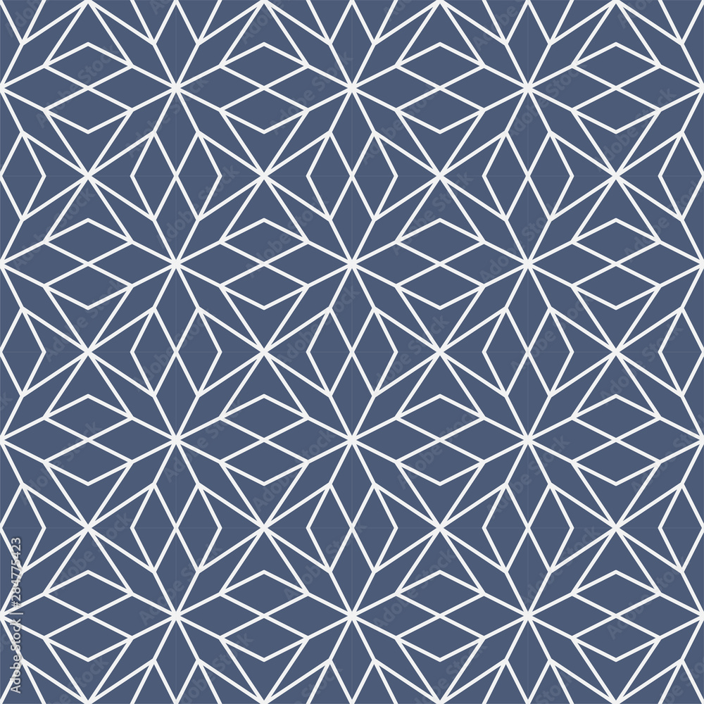 Poster vector seamless pattern and modern stylish texture. repeating geometric grid background with linear 