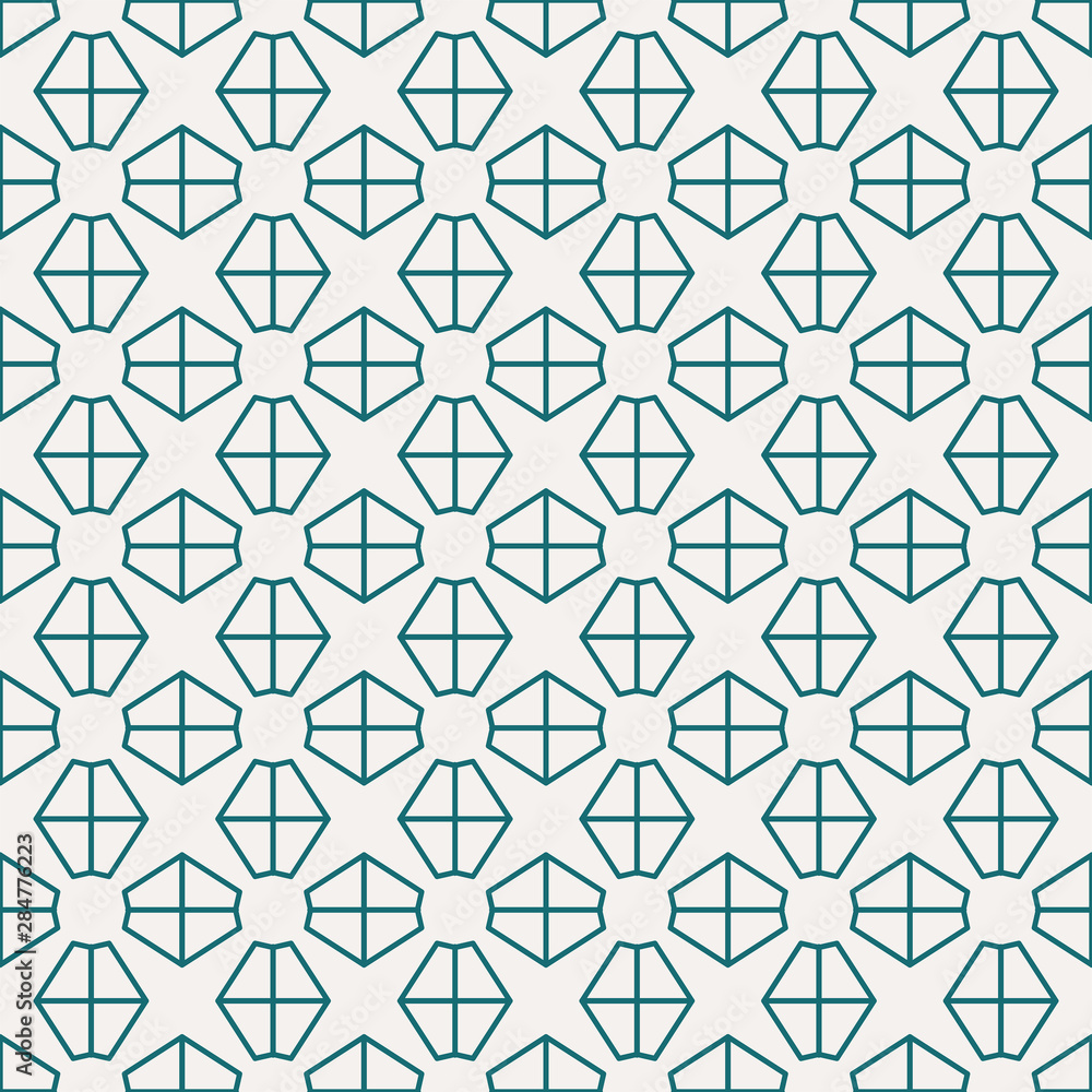 Poster vector seamless pattern and modern stylish texture. repeating abstract geometric tiles with simple g