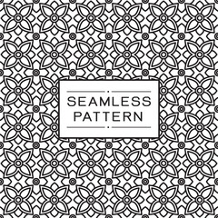 Vector seamless pattern and modern stylish texture with repeating Thai pattern style.