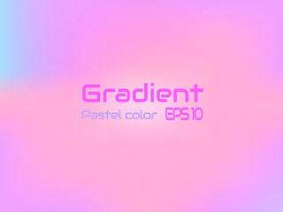 The vintage sweet pink gradient to cyan color, Pastel abstract background design.