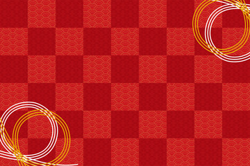 イラスト素材 巻物 無地 赤 背景有り 巻子本 巻子装本 Scroll Wall Mural Globeds