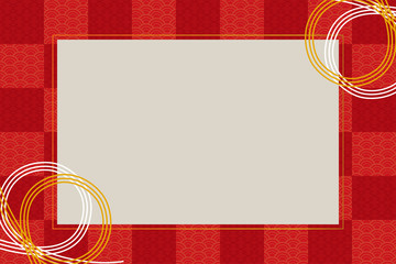 イラスト素材 巻物 無地 赤 背景有り 巻子本 巻子装本 Scroll Wall Mural Globeds