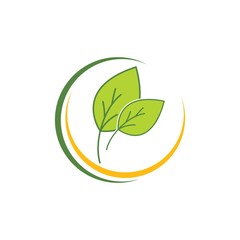 Green leaf logo