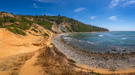 Rugged Southern California Coastline Panorama