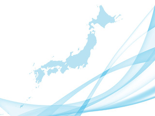 日本経済　日本地図　日本ビジネス　ビジネスイメージ　地図　成長