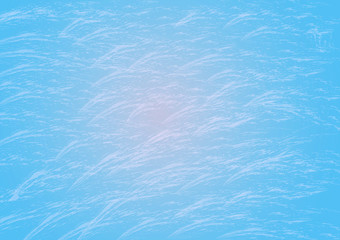 blue ocean background vector with glow wave pattern design, sea illustration