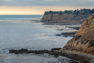 Beautiful Golden Cove at Sunset