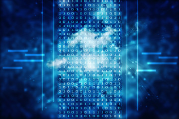 Fototapeta premium 2d rendering technology Cloud computing