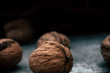 beautiful fresh texture walnuts