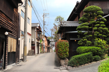 Medieval houses in old town, Kobe, Japan