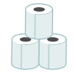 トイレットペーパー　アイコン