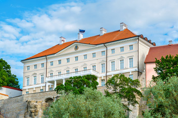 Estonian government building. Tallinn, Estonia - obrazy, fototapety, plakaty