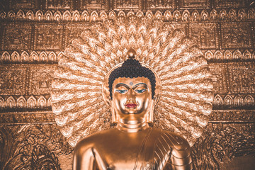 Ubon Thani temple view in Eastern Thailand