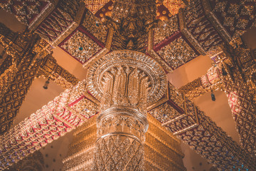 Ubon Thani temple view in Eastern Thailand
