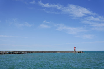 青空と海