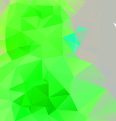 Abstract multicolor emerald green background. Vector polygonal design illustrator