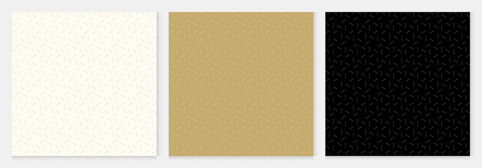 Background pattern seamless geometric line abstract gold luxury color vector.