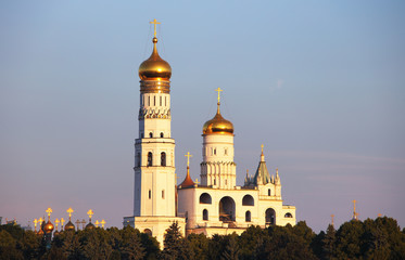 Fototapeta na wymiar Church in Kremlin - Moscow, Russia.