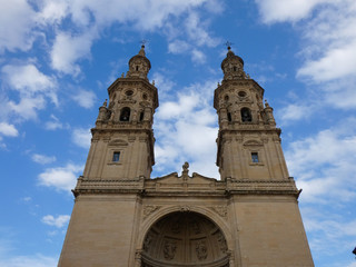 Fototapeta na wymiar Catedral Barroca de la ciudad de Logroño, La rioja, España