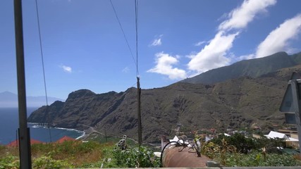 Trip through La gomera island in Spain in 4k slow motion 60fps