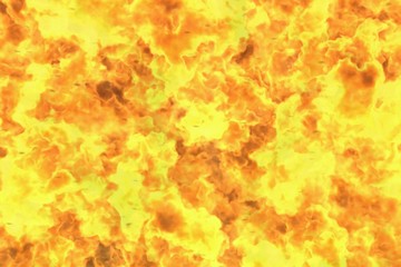 Abstract background - mystery fiery explosion texture, fire 3D illustration