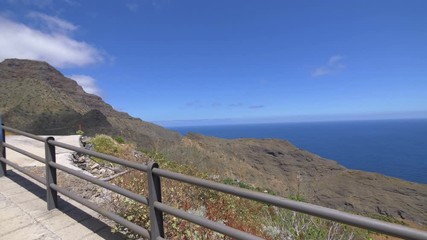 Trip through La gomera island in Spain in 4k slow motion 60fps