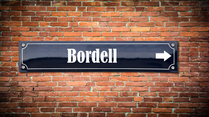 Schild 404 - Bordell