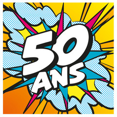 carte anniversaire pop art 50 ans 8