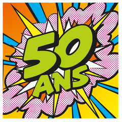 carte anniversaire pop art 50 ans 7