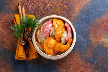 Songpyeon rice cakes for Chuseok