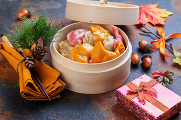 Songpyeon rice cakes for Chuseok