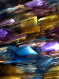 Abstract blue purple and gold Christmas Lights Background 