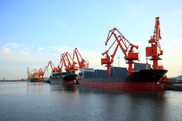 Gantry crane and ship